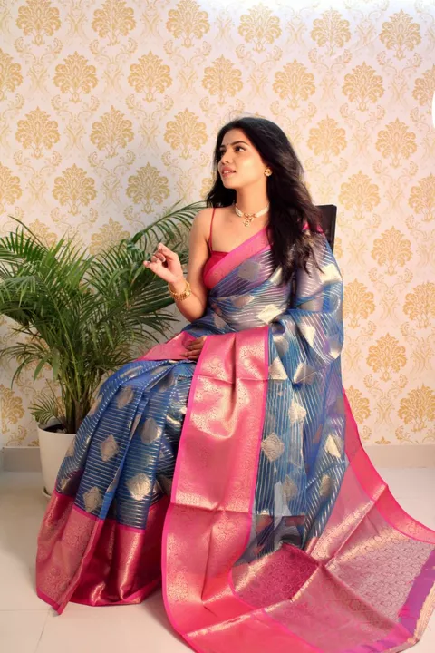Organza saree uploaded by Shiva the online shop ....Dr.. ... on 10/1/2022