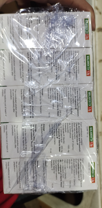 Walamox CV 1.2g (Wholesale) uploaded by Shree Kapaleshwar Pharmaceutical Distributors  on 10/1/2022