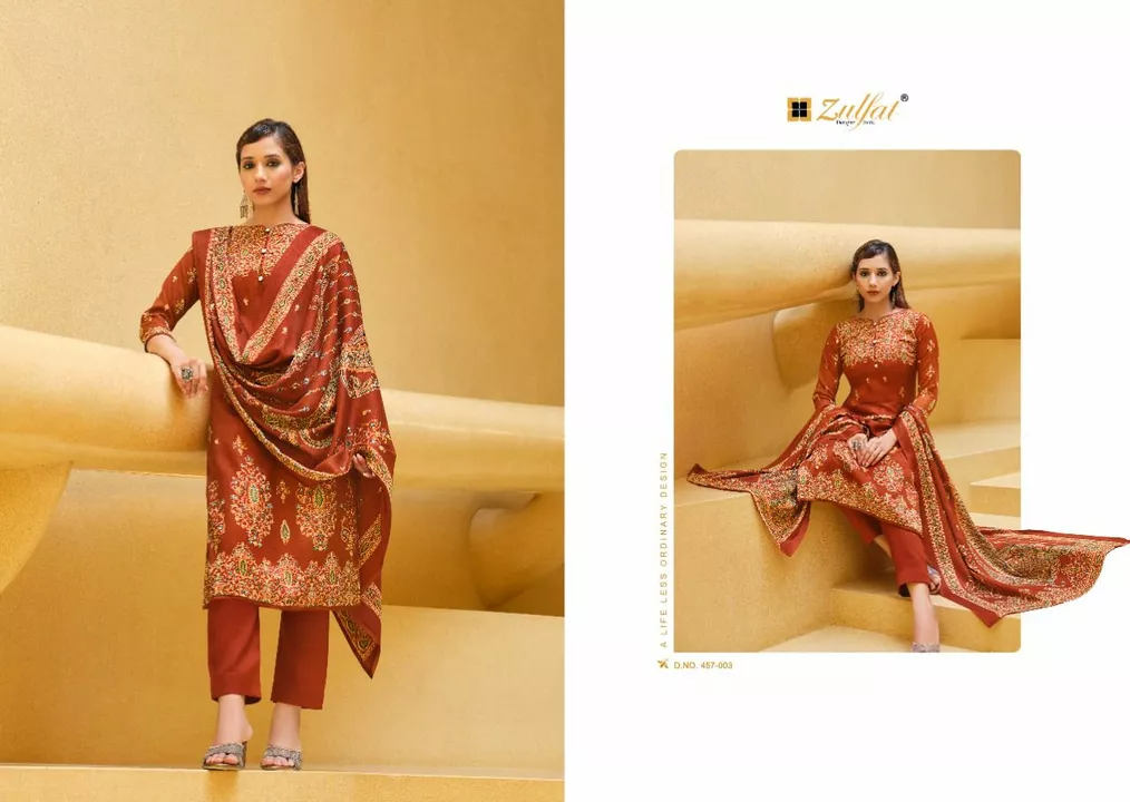 Product image of _*>•Zulfat Designer Suits•<*_ , price: Rs. 515, ID: _-zulfat-designer-suits-_-b84a7a77