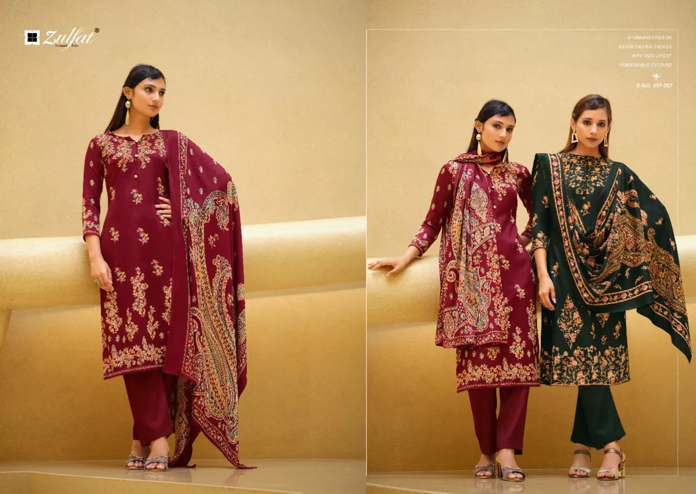 Product image of _*>•Zulfat Designer Suits•<*_ , price: Rs. 515, ID: _-zulfat-designer-suits-_-8b071163