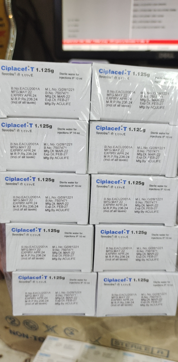 Ciplacef-T 1.125g Injection (Wholesale) uploaded by Shree Kapaleshwar Pharmaceutical Distributors  on 10/1/2022