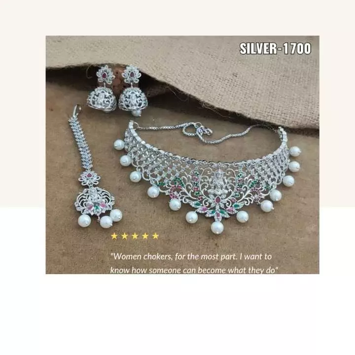 Product image with price: Rs. 850, ID: chocker-set-a74e48b2