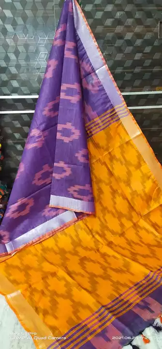 Cotton Ekkat saree  uploaded by business on 10/1/2022