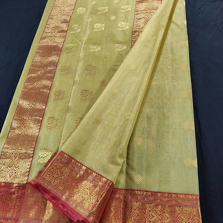 Chanderi sari uploaded by business on 1/1/2021