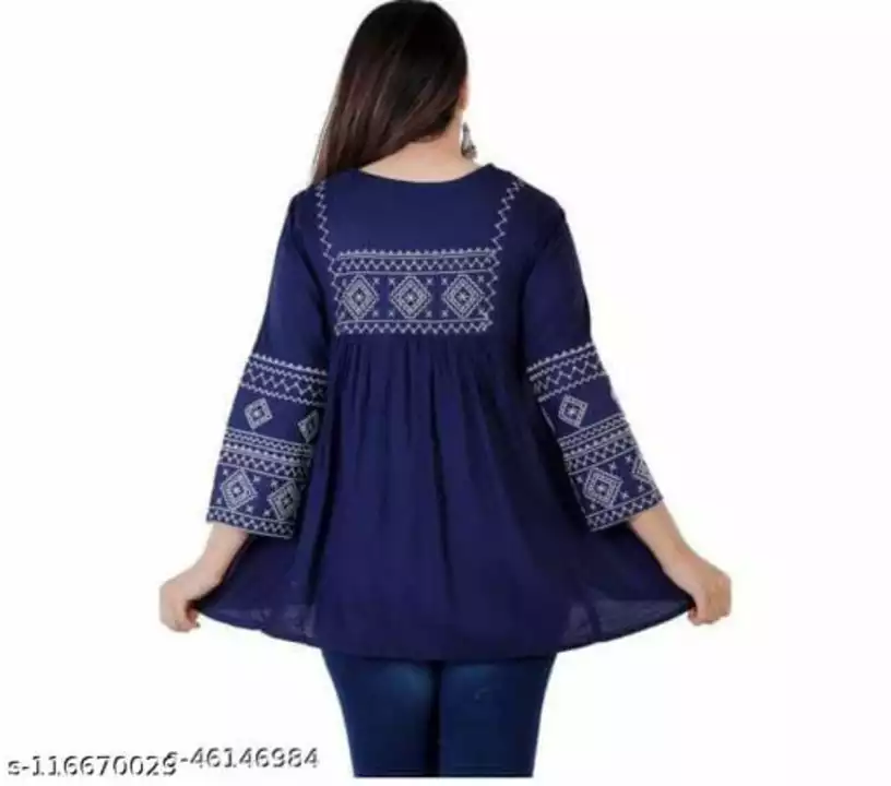  cross stitch embroidery top  uploaded by Mayank fashion on 10/1/2022