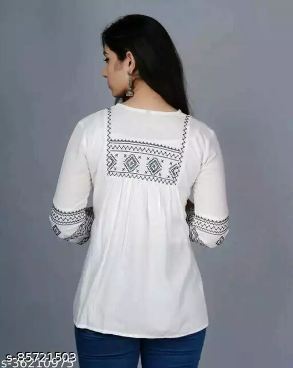 cross stitch embroidery top  uploaded by Mayank fashion on 10/1/2022