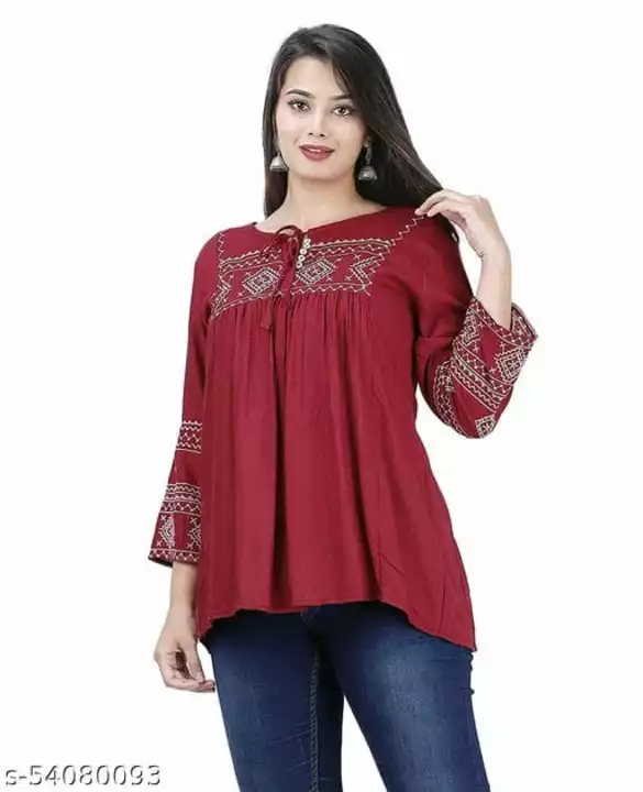 cross stitch embroidery top  uploaded by Mayank fashion on 10/1/2022