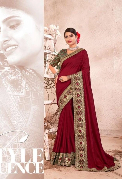 Kaamya Party Wear Designer Vichitra Silk Saree Collection uploaded by Cottonduniya on 10/1/2022