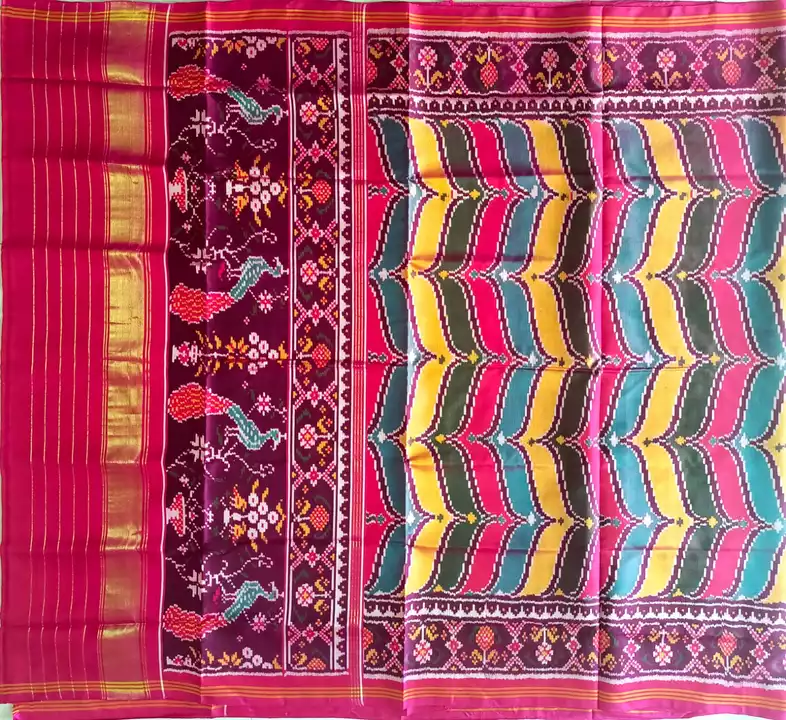 Semi patan patola saree ( what's app ) uploaded by business on 10/1/2022