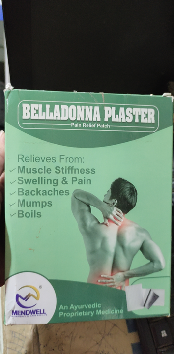 Belladonna Plaster (Pain Relief Patch) (Wholesale) uploaded by Shree Kapaleshwar Pharmaceutical Distributors  on 10/1/2022