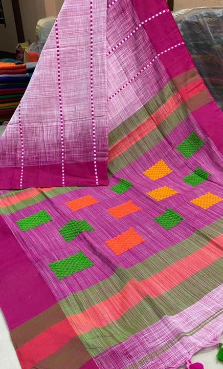 Post image We are handloom saree manufacturer available hare with manufacturing price

What's app no 7501445734