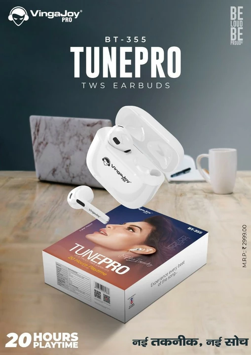 Post image Vingajoy BT-355 TWS Earbuds, 20 Hours Backup❤️❤️

Order Now ⬇️
790/- Only 💥
➡️ MOQ- 10
➡️ Store Link in Bio 
➡️ Message  me
➡️ Whatsapp me - 8949851093
➡️ All over India Delivery
➡️ Online Payment
 (Gpay/Phone Pay)
➡️ Shipping Charges Extra 

#royal_mobilestore1 #anar #TWSearbuds