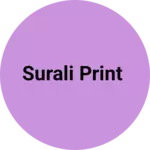 Business logo of Surali print
