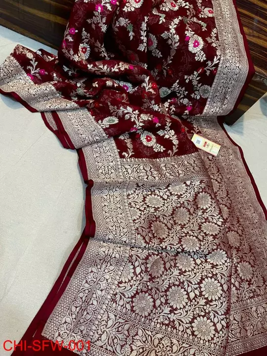 Product image with ID: women-s-banarasi-handloom-georget-soft-silk-saree-0913815f
