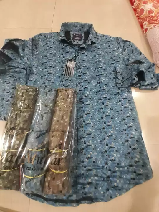 100 % cotton shirt  uploaded by Bhai bhai garments  on 10/1/2022