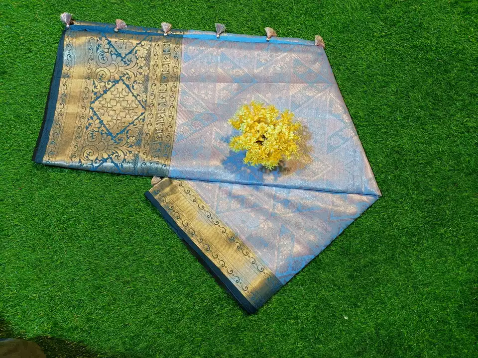 Tissue jari saree uploaded by business on 10/1/2022