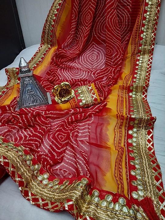 Product image with price: Rs. 1400, ID: bandani-sarees-bcc0eaf1