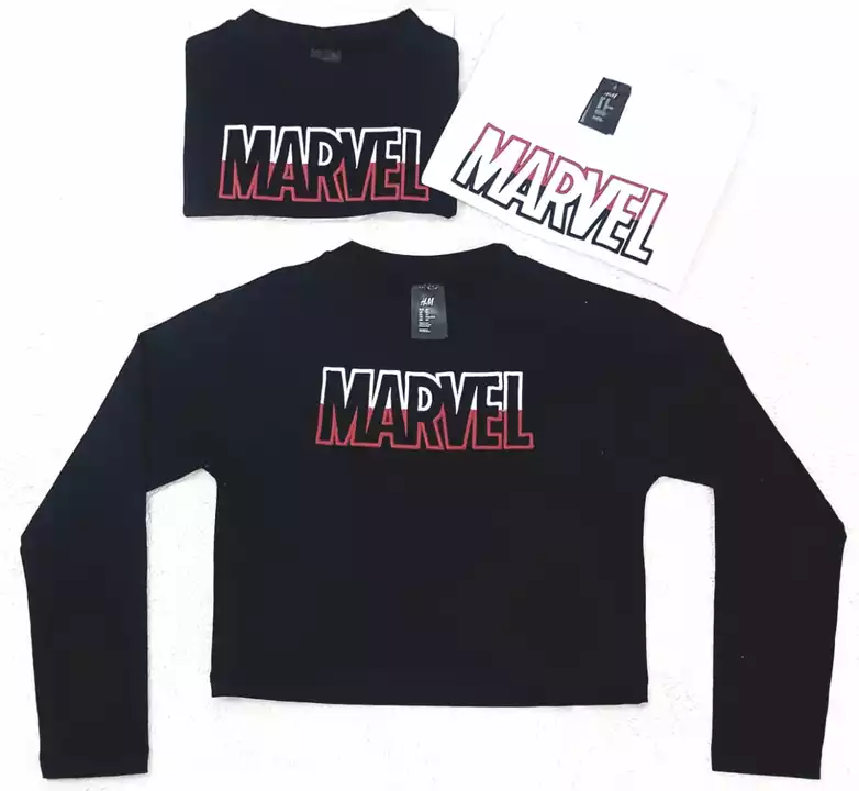 Girls Full Sleeves Tshirt Marvel Print Pre Winter  uploaded by business on 10/2/2022