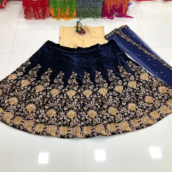 Post image *-📱 Bt-199 📱-*                                                                                                                                                        *💃🏻The New Blue Colored Velevet material With Embroidered lehenga has a Regular-fit and is Made From High Grade Fabrics And Yarn,Top: Length-44" Width-up To 44" Bottom-upto 3 Mtr.💃🏻*

👗Colour            :    New Blue 
👗Lehnga Fabric :   Velevet material 
👗Lehnga Work  : Embroidary Work
👗Blouse Fabric  : Benglori material 
👗Blouse Work   :  Plen Work
👗Duppta Fabric : Net with moti work 
👗Look              : Designer
👗Stitching        : Semi Stitched

*🕴🏻price:-1599/-🤳🏻*
*🔝Quality ki  Gurrenty✍🏿*

BULK STOKE AVAILABLE 
FOR WEBSITE MUST Be WELCOME

*🙏PLs BOOK ORDER NOW🙏*