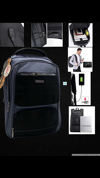 *🎒ANTI-THEFT BAGS*
*🎒AOTIAN-MULTIFUNCTION ORGINAL BACKPACK*


_🌈2 MODELS#4 COLOURS_

🤟🏻SIZE 18x uploaded by business on 1/2/2021
