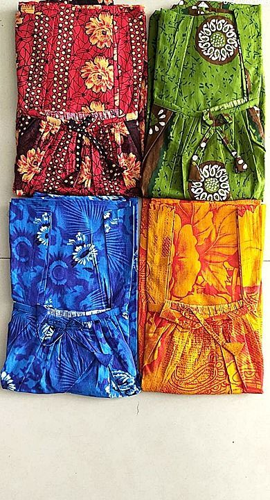 100% Cotton Nighty uploaded by Mishthi Arts on 1/2/2021