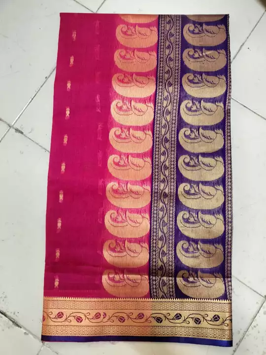 Post image Pure silk sarees with many colors and designs