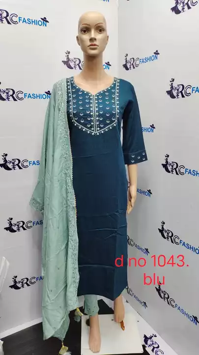 Diwali special collection kurti with pant with dupatta  uploaded by S.NARESH KUMAR  on 10/2/2022