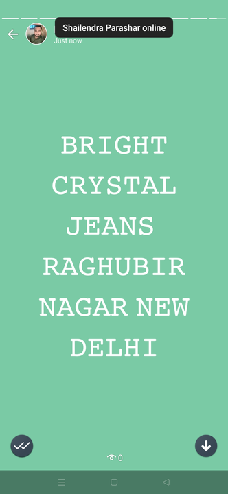 Visiting card store images of BRIGHT CRYSTAL JEANS