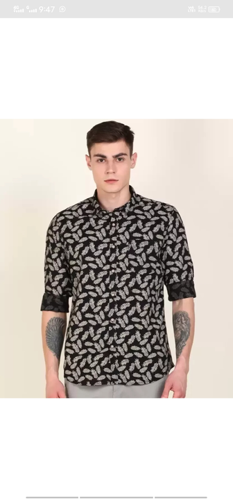 Men printed casual shirt  uploaded by Rajora Fashion on 10/2/2022