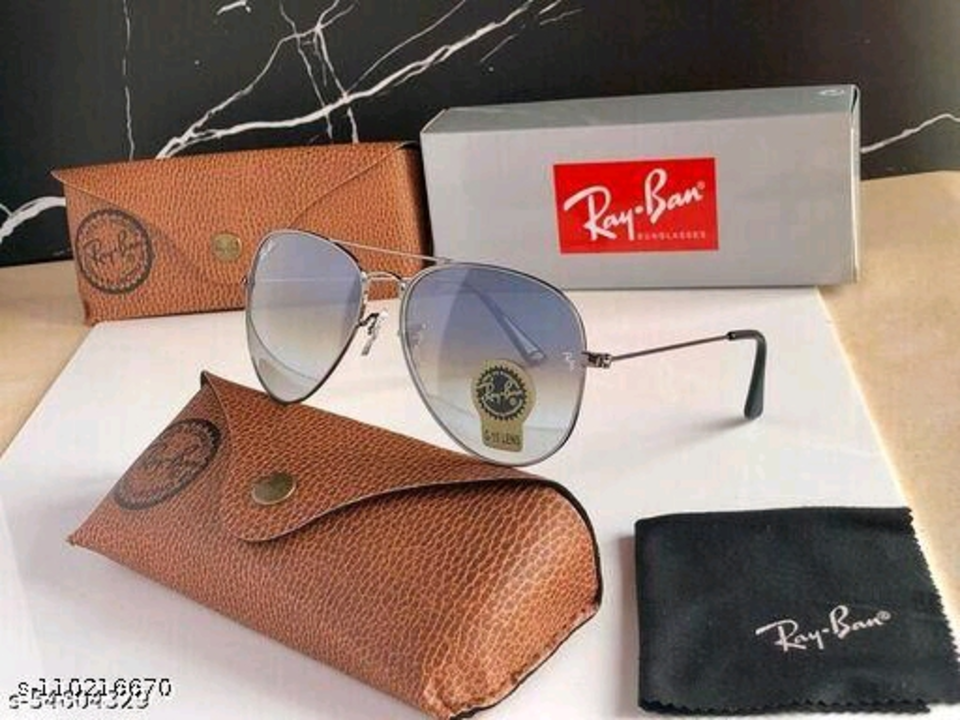 RB Ray Ban Aviator Casual Latest Men RayBan Sunglasses uploaded by business on 10/2/2022