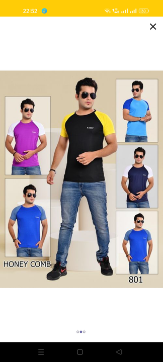 Polyester Printed T shirt uploaded by Yatin enterprises on 10/2/2022