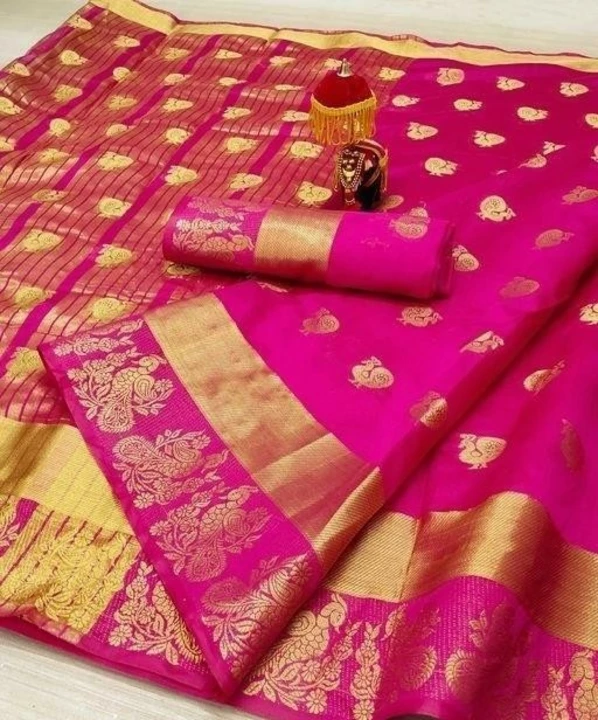 Product image of Cotton Silk Sarees*, price: Rs. 479, ID: cotton-silk-sarees-d112e677