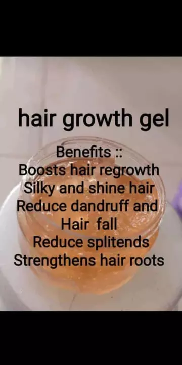Hair growth gel  uploaded by SkinGlow on 10/3/2022