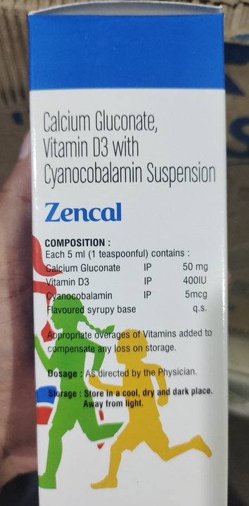 Zencal Suspension 200ml (Syrup) Wholesale uploaded by Shree Kapaleshwar Pharmaceutical Distributors  on 10/3/2022