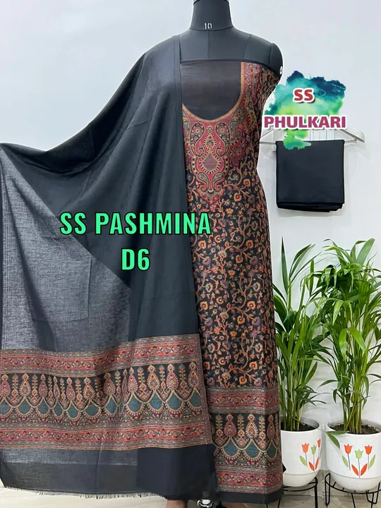 Product image of pashmina kani zamawar suit pure pashmina  10 piece catalog colours avail design pics uploded , price: Rs. 945, ID: pashmina-kani-zamawar-suit-pure-pashmina-10-piece-catalog-colours-avail-design-pics-uploded-b80e7a45