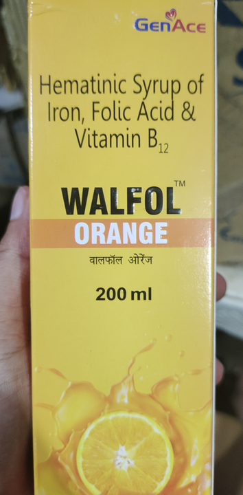 Walfol Orange Syrup 200ml (Wholesale) uploaded by Shree Kapaleshwar Pharmaceutical Distributors  on 10/3/2022