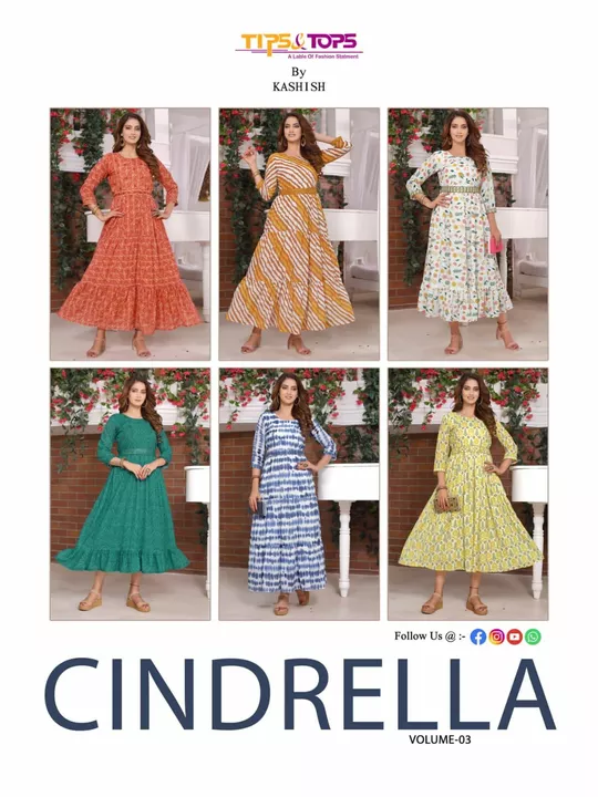 Product image of Catalouge Name :  💃 *CINDRELLA Vol 03* 💃, price: Rs. 745, ID: catalouge-name-cindrella-vol-03-197a2c62