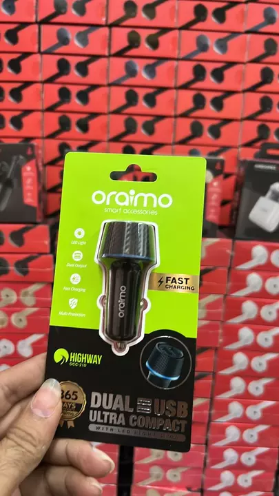 Oraimo car charger  uploaded by Surya Mobile hanuman junction  on 10/3/2022