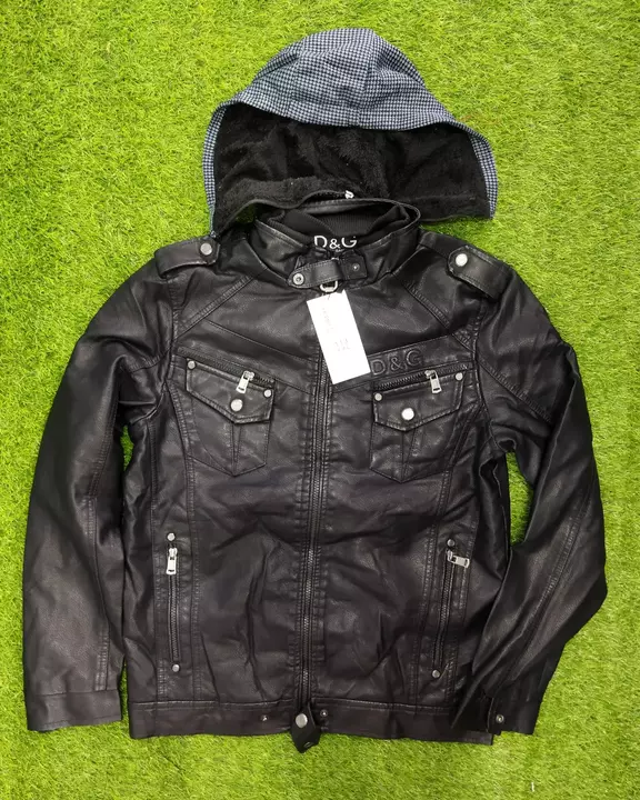 Black D&G Leather Denim jacket  uploaded by business on 10/3/2022