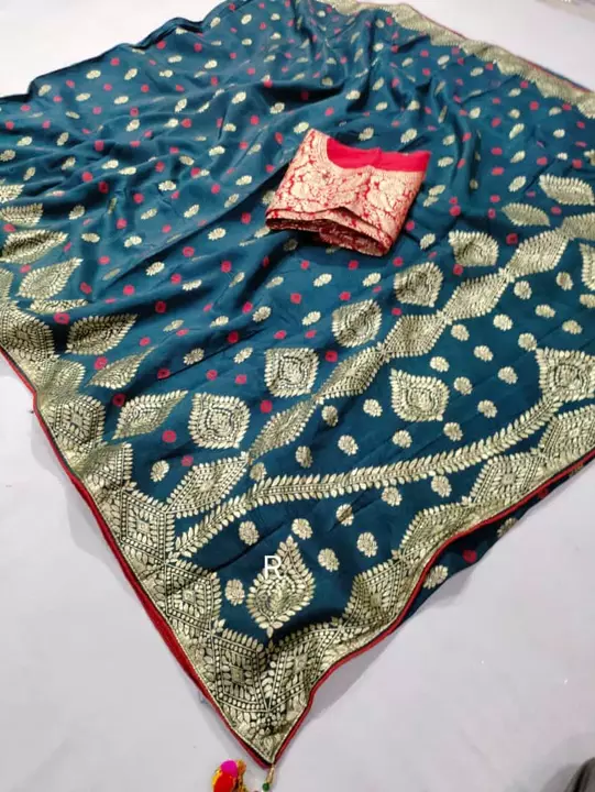 Dolla Radian  Silk Jari Fabric Saree uploaded by Balaji creations  on 10/3/2022