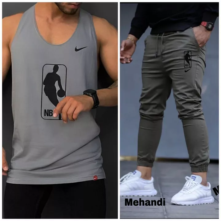 *New Summer Premium Quality Jogger+Sendo Combo Article* *Brand - NIKE* *Premium Quality Combo* *L uploaded by SN creations on 10/3/2022