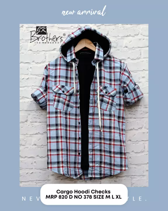 Men's Cotton Checks Shrit  uploaded by Jk Brothers Shirt Manufacturer  on 10/3/2022