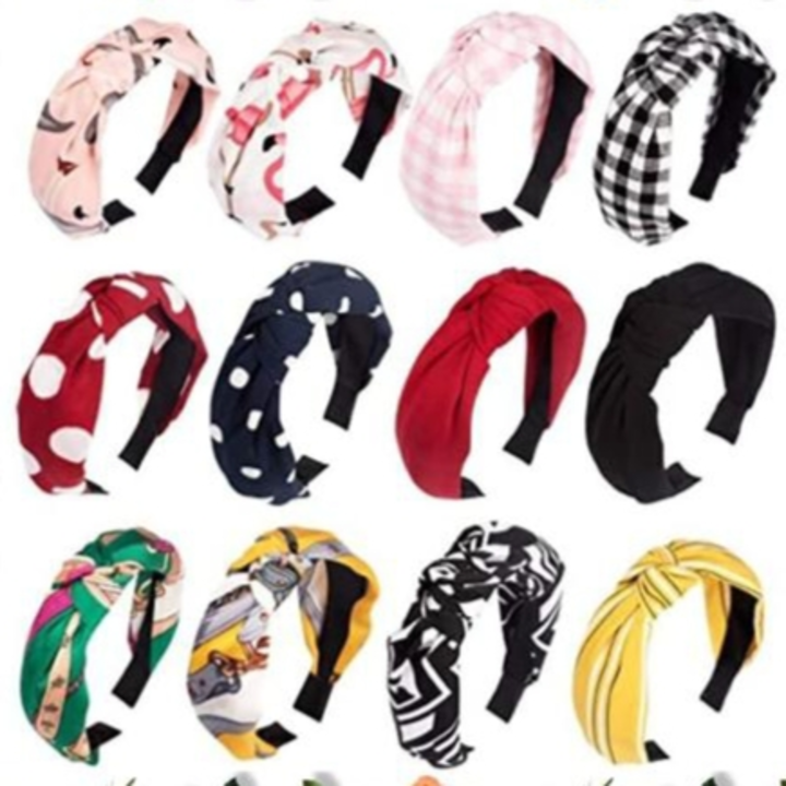 Knott Band Girls/Womens Bands Turban band Hair Band (Pack of 12) uploaded by business on 10/3/2022