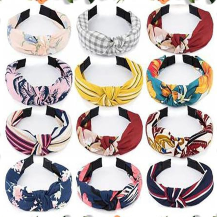 Knott Band Girls/Womens Bands Turban band Hair Band (Pack of 12) uploaded by business on 10/3/2022