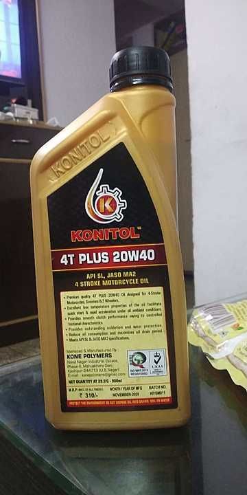 Konitol lubricant 4T plus 20W40 (900 ml) uploaded by Divine dpj Enterprises on 1/3/2021