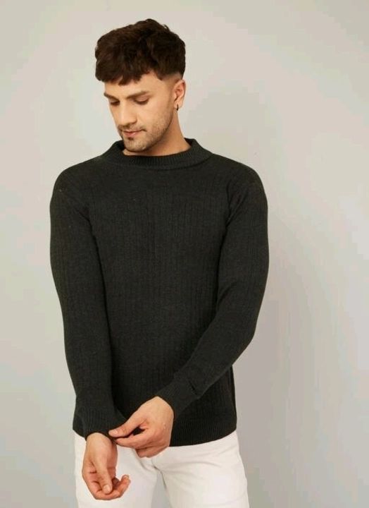 Product image with price: Rs. 850, ID: kvetoo-men-high-neck-full-sleeve-sweaters-b25514c3