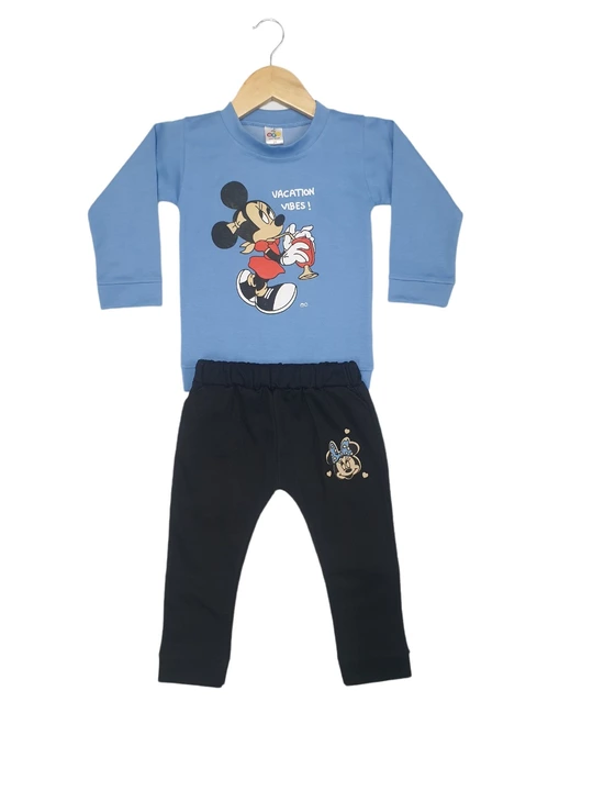 Product image with price: Rs. 190, ID: girls-boys-dresses-full-tshirts-pant-set-f3fa864f