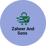 Business logo of Zaheer and sons