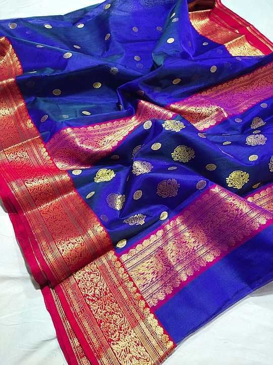 Chanderi katan silk uploaded by Nida handloom on 1/3/2021