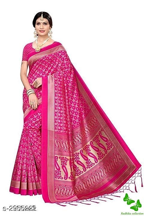 Diva Mysore Silk Sarees With Tassels And Latkans uploaded by business on 1/3/2021
